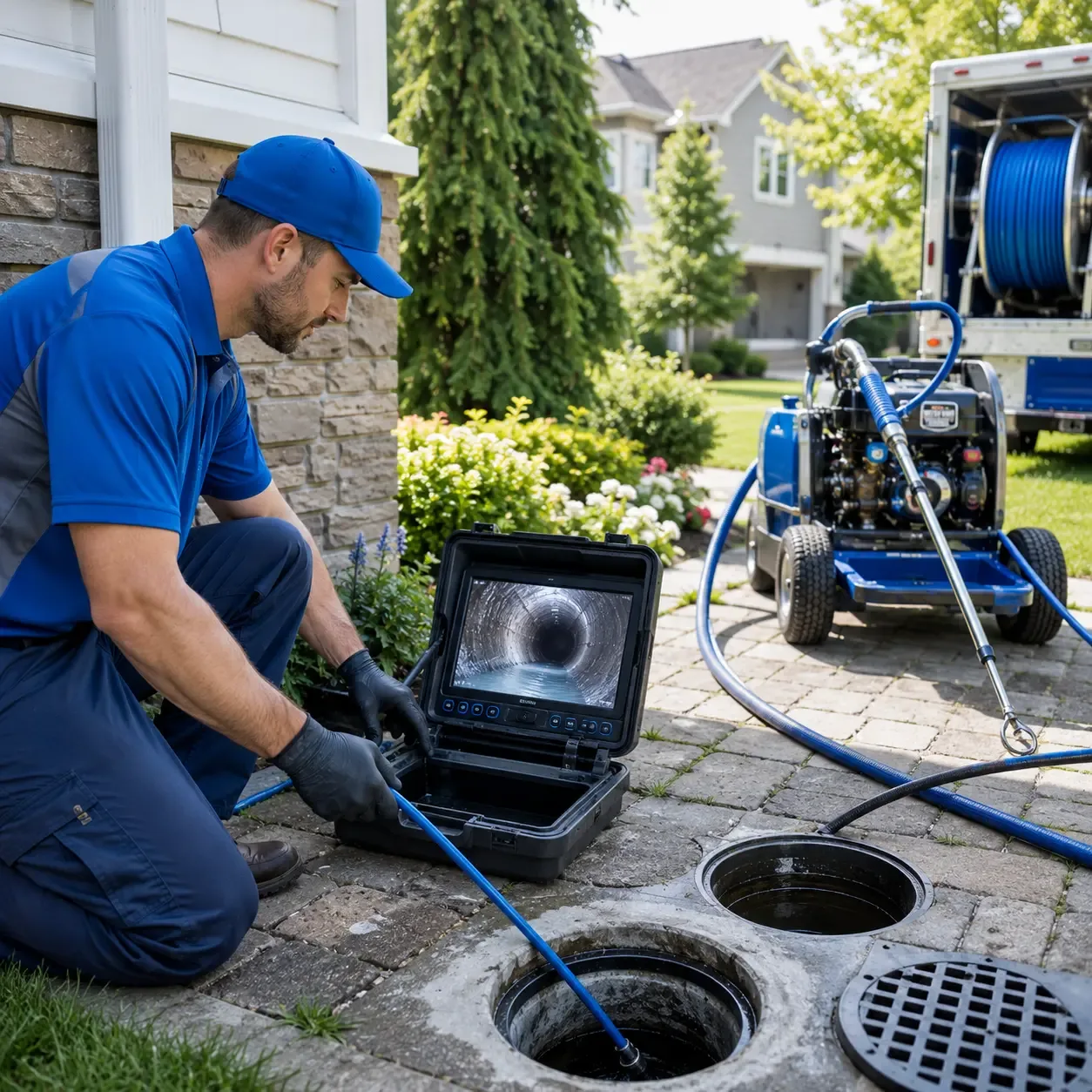 Outdoor drain cleaning professionals serving Warsaw, OH