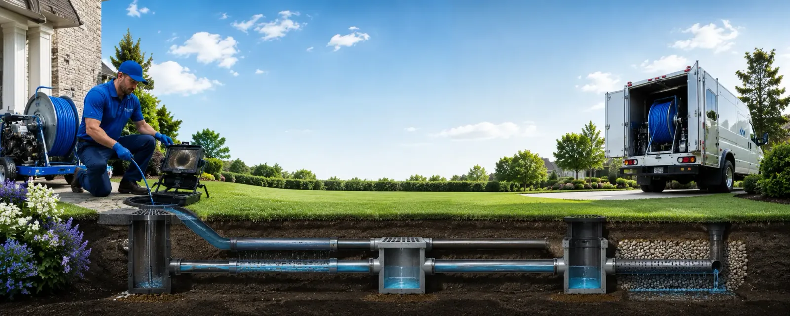 Outdoor drain cleaning information for Warsaw, OH